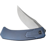 We Knife Shuddan Pocket Knife Framelock Blue Titanium Folding CPM-20CV 210152