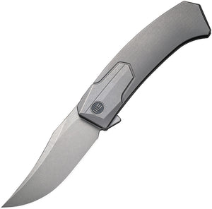 We Knife Shuddan Pocket Knife Framelock Gray Titanium Folding CPM-20CV 210154