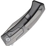 We Knife Shuddan Pocket Knife Framelock Gray Titanium Folding CPM-20CV 210154
