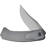 We Knife Shuddan Pocket Knife Framelock Gray Titanium Folding CPM-20CV 210154