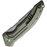 We Knife Quixotic Pocket Knife Framelock Green Titanium Folding CPM-20CV 210164