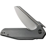 We Knife StarHawk Pocket Knife Framelock Gray Titanium Folding CPM-20CV 210171