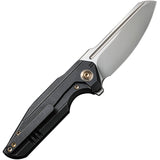 We Knife StarHawk Pocket Knife Framelock Black Titanium Folding CPM-20CV 210173