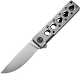 We Knife Miscreant 3.0 Framelock Gray Titanium Folding CPM-20CV Knife 2101A