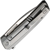 We Knife Speedster Pocket Knife Framelock Gray Titanium Folding CPM-20CV 21021B1