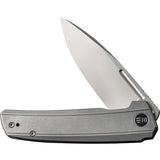 We Knife Speedster Pocket Knife Framelock Gray Titanium Folding CPM-20CV 21021B1
