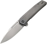 We Knife Speedster Pocket Knife Framelock Gray Titanium Folding CPM-20CV 21021B1