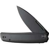 We Knife Speedster Pocket Knife Framelock Black Titanium Folding 20CV 21021B2