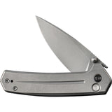We Knife Culex Pocket Knife Button Lock Gray Titanium Folding CPM-20CV 21026B1