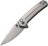 We Knife Culex Pocket Knife Button Lock Gray Titanium Folding CPM-20CV 21026B1