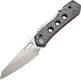 We Knife Vision R Superlock Flamed Titanium Folding 20CV Pocket Knife 210316