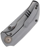 We Knife Thug Pocket Knife Framelock Gray Titanium Folding CPM-20CV Blade 2103B