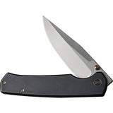 We Knife Evoke Framelock Black Titanium Folding CPM-20CV Pocket Knife 210461