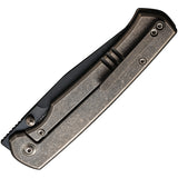 We Knife Evoke Framelock Bronze Titanium Folding CPM-20CV Pocket Knife 210462