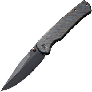 We Knife Evoke Framelock Tiger Stripe Titanium Folding 20CV Pocket Knife 210464