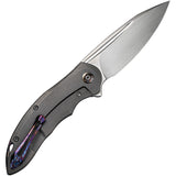 We Knife Makani Framelock Titanium & Aluminum Foil Folding 20CV Knife 21048B2