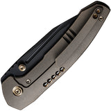 We Knife Trogon Framelock Bronze Titanium Folding CPM-20CV Pocket Knife 220022