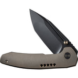 We Knife Trogon Framelock Bronze Titanium Folding CPM-20CV Pocket Knife 220022