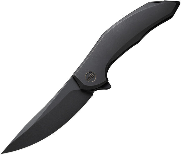 We Knife Merata Framelock LTD Black Titanium Folding 20CV Pocket Knife 22008A1