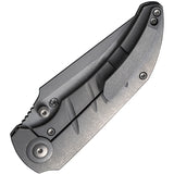 We Knife Riff-Raff Framelock Gray Titanium Folding 20CV Pocket Knife 22020B3