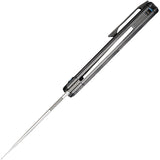We Knife Navo Linerlock Rose Carbon Fiber Folding CPM-20CV Pocket Knife 220262