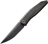 We Knife Cybernetic Framelock LTD Black Etch Titanium Folding 20CV Knife 220334