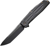 We Knife Shadowfire Framelock Black Titanium Folding 20CV Pocket Knife 220351