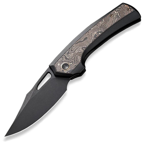 We Knife Nefaris Framelock LTE Titanium & Copper Foil Folding 20CV Knife 22040F1