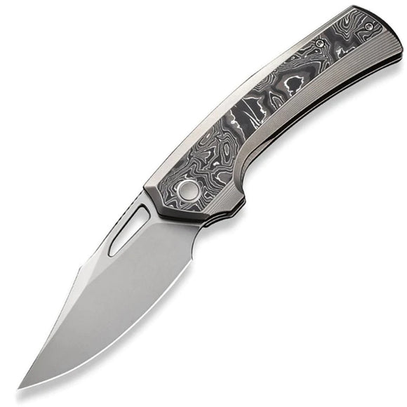 We Knife Nefaris Framelock LTE Titanium & Aluminum Foil Folding Knife 22040F2