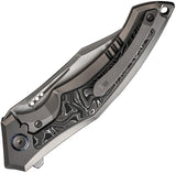 We Knife Orpheus LTD Titanium & Aluminum Foil CF Folding 20CV Knife  OPEN BOX