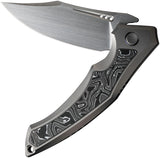 We Knife Orpheus LTD Titanium & Aluminum Foil CF Folding 20CV Knife 230092