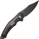 We Knife Orpheus LTD Black Titanium & Copper Foil CF Folding 20CV Knife 230093