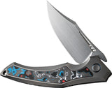 We Knife Orpheus LTD Titanium & Nebula Fat Carbon Folding 20CV Knife 230094