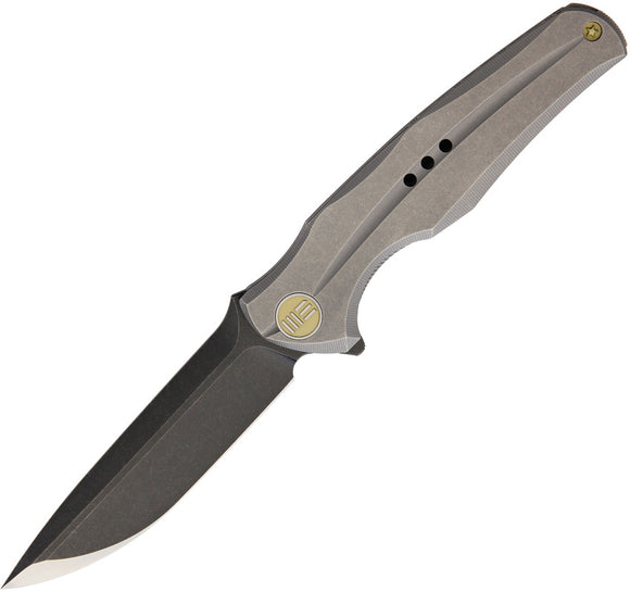 WE KNIFE Gray Black Flipper Folding Pocket Knife S35VN - 601Q