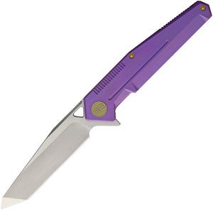 WE KNIFE Purple Tanto Flipper Folding Pocket Knife - Satin S35VN - 610B