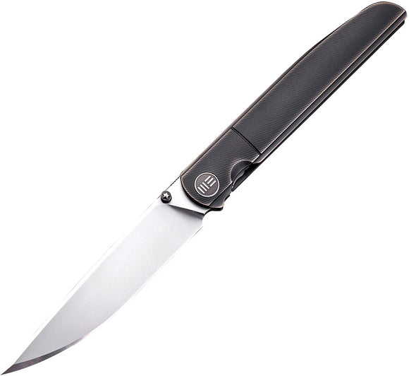 We Knife Co Bronze Black Titanium Folding Pocket Knife m390 618h