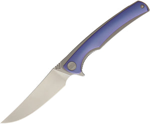 WE KNIFE 8" BLUE Titanium Flipper Folding Pocket Knife Bohler M390 EDC 704B