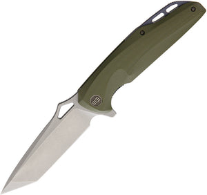 WE KNIFE 9" Green G10 Tanto Linerlock Flipper Folding Pocket Knife D2 EDC 706B