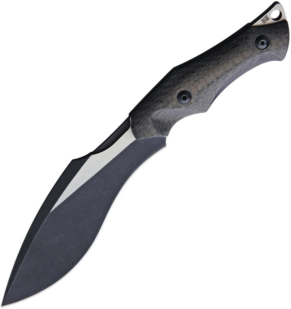 We Knife Vaquita Carbon Fiber Handle CPM S35VN Fixed Blade Knife  w/ Sheath 807B