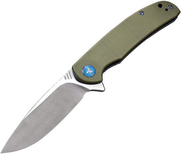 WE KNIFE CO Practic Linerlock Green & Blue G10 Bohler M390 Folding Knife 809A