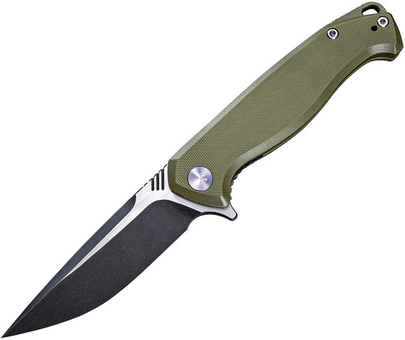 We Knife Co Ltd Streak Green G10 Folding Bohler M390 Pocket Knife 818B