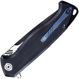 We Knife Co Ltd Streak Black G10 Folding Bohler M390 Pocket Knife 818C