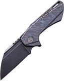 We Knife Roxi Framelock Blue/Bronze Titanium Handle M390 Folding Knife 820C