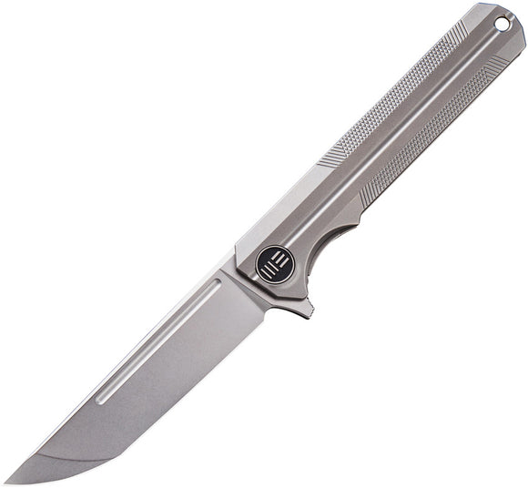 We Knife Co Ltd Syncro Gray Titanium Folding CPM S35VN Pocket Knife 909C