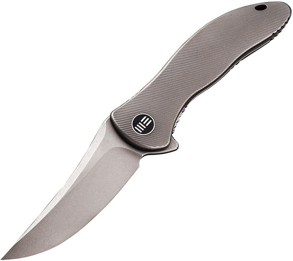 We Knife Co Ltd Synergy 2 Gray Titanium Folding Bohler M390 Pocket Knife 912A