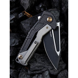 We Knife Co Ltd Sugga Framelock Titanium/Carbon Fiber Folding S35VN Knife 915B