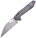 We Knife Co Ltd Roxi 4 Framelock Flame Anodized Titanium CPM-S35VN Knife 916A