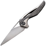 We Knife Co Ltd Etern A Integral Lock Titanium/Carbon Fiber Folding Knife 918A