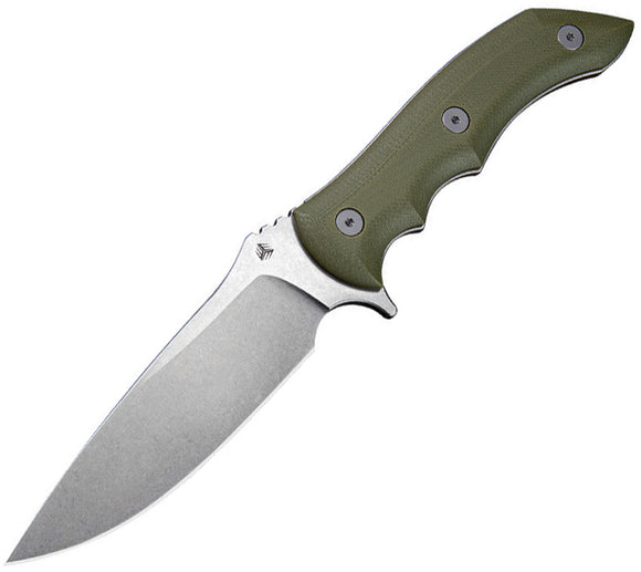We Knife Stonefish Green G10 CPM 20CV Fixed Blade Knife 919A
