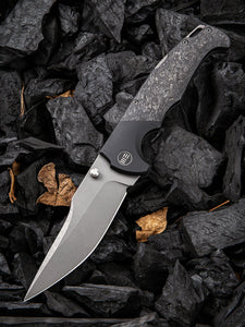 We Knife Co Ltd Blocao Lockback Titanium/CF Folding CPM S35VN Knife 920B